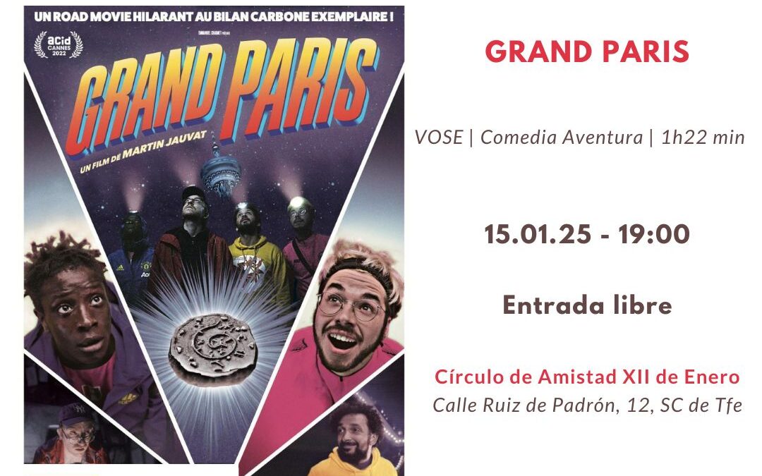 CINE FRANCÉS – 15/01/25 – GRAND PARIS